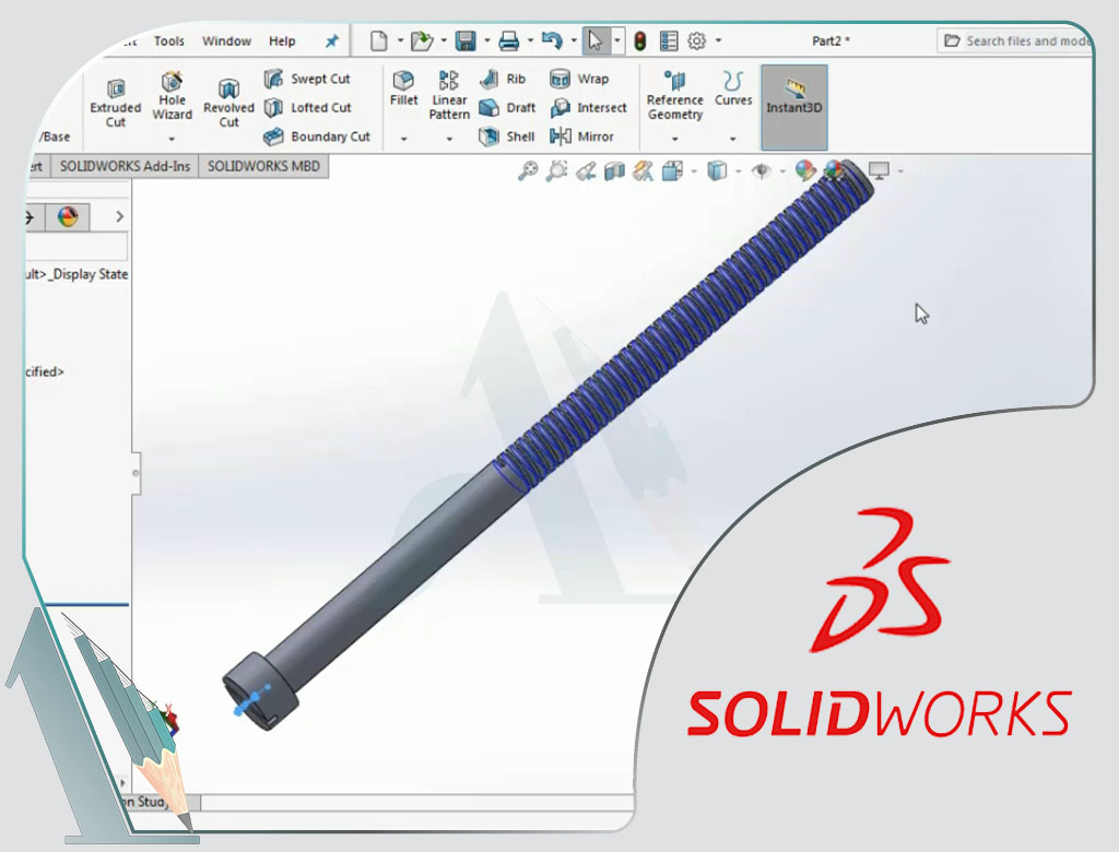 Solidworks-طراحی-پیچ-سالیدورک